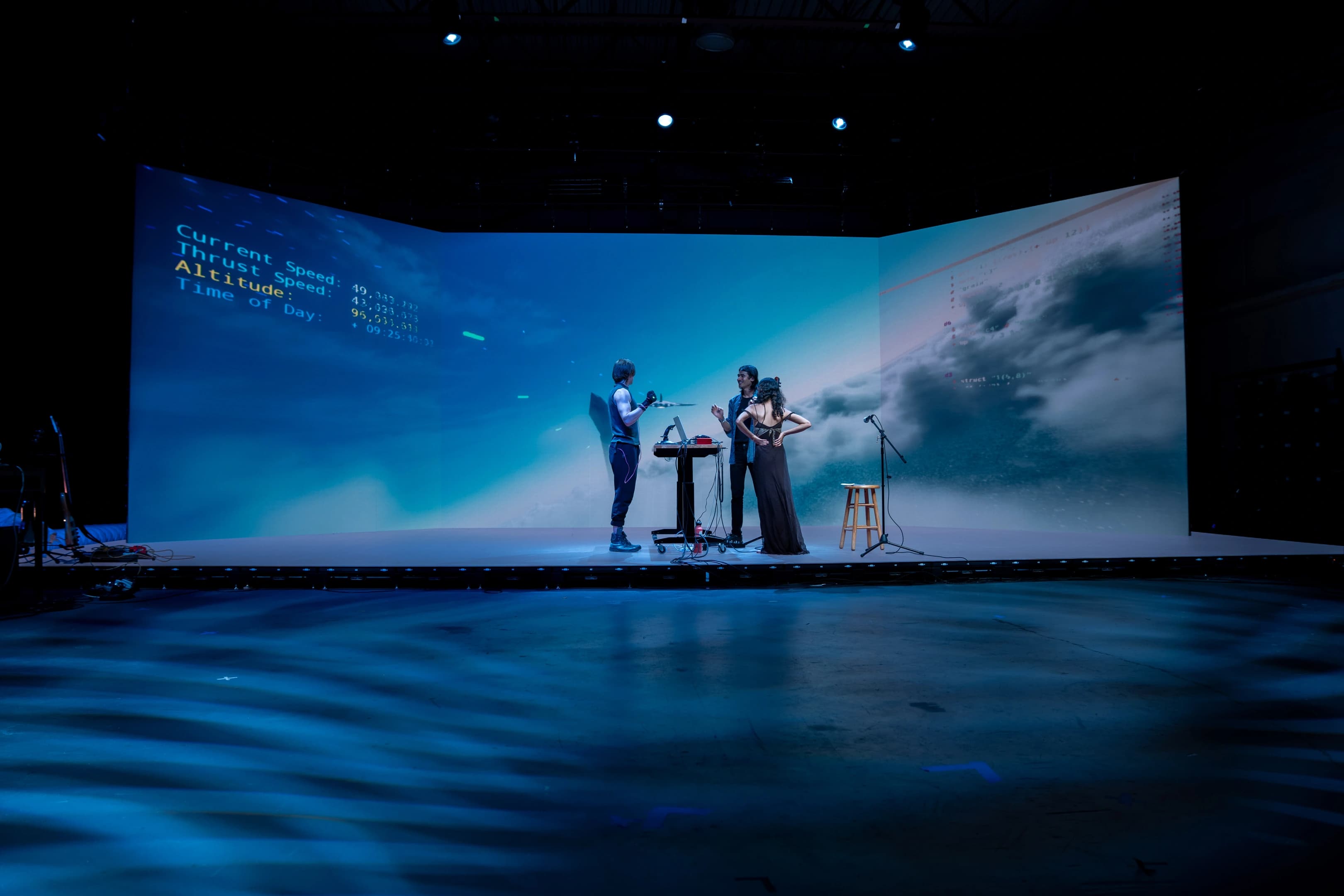 Many Dawns performance at Zerospace in Brooklyn, NY in August 2022